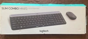 Logitech MK470 SLIM COMBO Ultra-Slim Compact and Quiet Wireless Keyboard - Photo 1/5