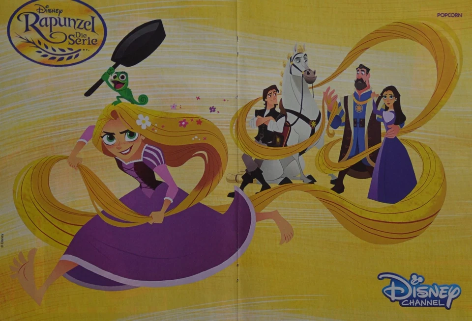 RAPUNZEL - A3 Poster (ca. 42 x 28 cm) - Film Plakat Disney Serie Clippings NEU - Bild 1 von 1