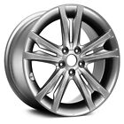 Wheel For 2009-12 Hyundai Genesis Coupe 19X8.5 Alloy Double 5 Spoke Hyper Silver