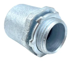 Lot of (3) O-Z/Gedney 28-100 1" Rigid Conduit Set-Screw Connector Malleable Iron - Picture 1 of 2