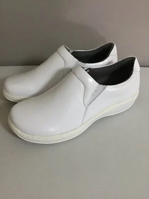 Sapato de trabalho Spring Step profissional branco feminino tamanho 9W novo sem caixa - Imagem 1 de 4