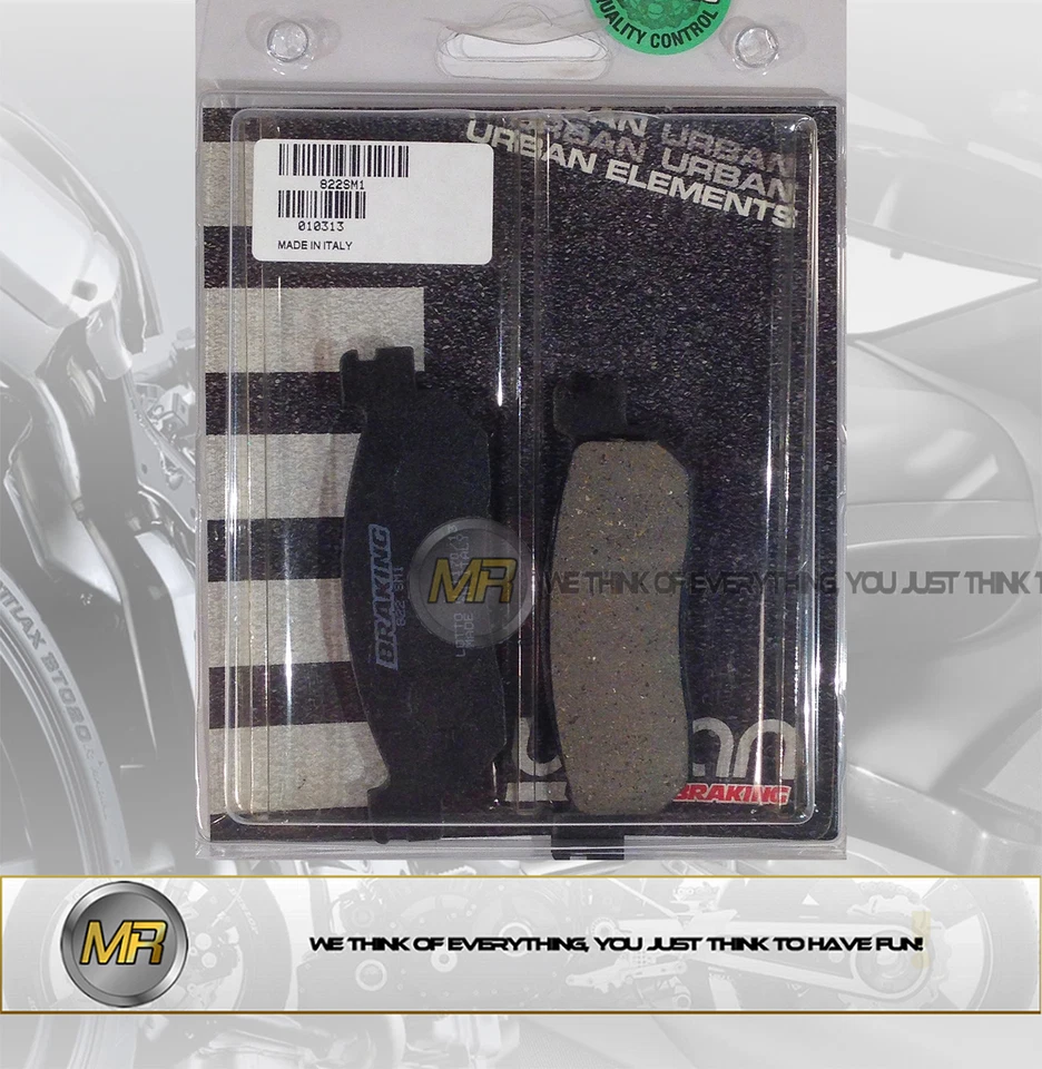 FOR YAMAHA SEROW 225 FROM 2005 TO 2006 FRONT BRAKE PADS SEMI METALLIC BRAKING - Image 1 of 1