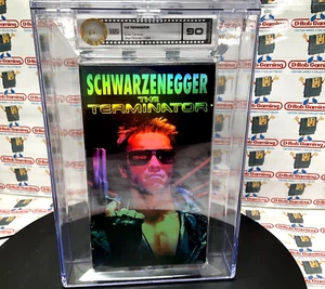 1984 Terminator New Sealed VHS Schwarzenegger P1 GRADED HOLO Judgement Day T2 - Picture 1 of 16