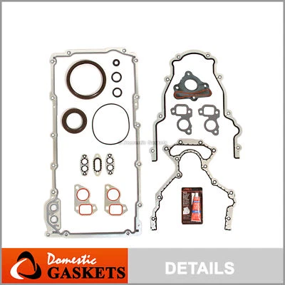 Lower Gasket Set Fit 07-14 Chevrolet Cadillac GMC Sierra 1500 Yukon 6.0 6.2 - Image 1 of 4