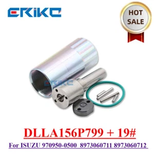 Injector 8973060711 Repair Kits Nozzle DLLA156P799 Valve 19# for ISUZU 4HJ1 5001 - Picture 1 of 6