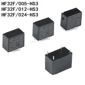 Hongfa Relays 10A 4-Pin HF32F-JZC-32F- 005 012 024-HS3 5V 12V 24VDC Power Relays - Picture 1 of 6