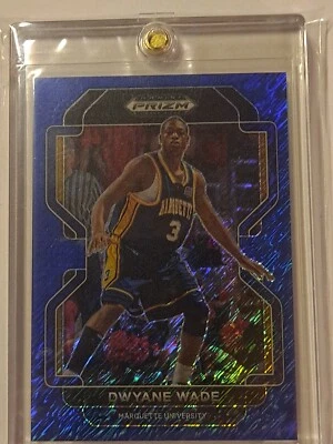 2022 Panini Prizm Draft Picks Dwayne Wade Blue Shimmer /19 RARE  Foto 1 de 4