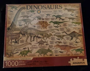 Sealed New - DINOSAURS Jigsaw Puzzle - Official Smithsonian 1000 pieces 20"x 28" - Picture 1 of 2