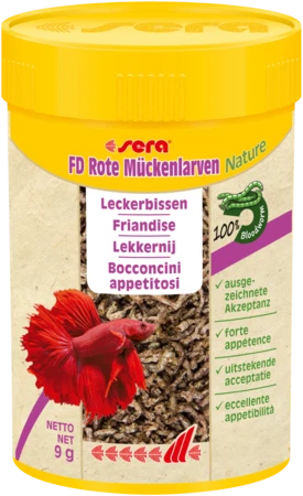 sera FD Rote Mückenlarven Nature 100ml  - Bild 1 von 1