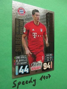 Topps Match Attax EXTRA 15 16 edición limitada L24 Lewandowski plata - Imagen 1 de 1