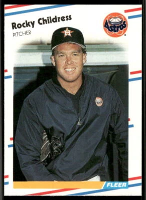 1988 Fleer #442 Rocky Childress - Image 1 of 2