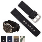 18-24mm# Nylon Canvas Camouflage Wristwatch Band Watch Strap Buckle Replacement