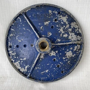 Vtg 8" ALUMINUM LATHE CHUCK PLATE - 2160103 - 3/4”x16 Threaded - Picture 1 of 9