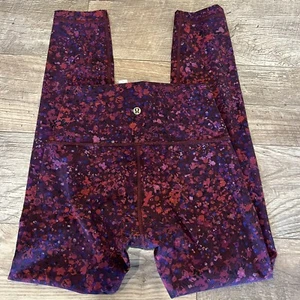 Lululemon Wunder Under High-Rise Tight 25" Lunar New Year Size 4 Floral - Picture 1 of 12