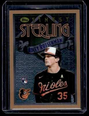 2023 Topps Finest Flashbacks Adley Rutschman RC Baltimore Orioles #16 - Image 1 of 2