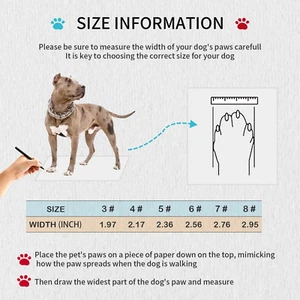 Dog Boots & Paw Protectors, Dog Shoes for Hot Pavement, Summer Winter Breath... - Picture 1 of 7