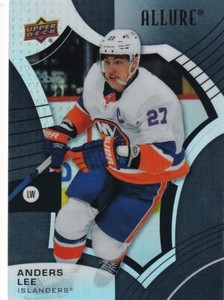 🏒 21-22 UPPER DECK ALLURE BLACK RAINBOW - ANDERS LEE #10 NEW YORK ISLANDERS