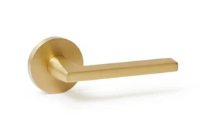 Explore Hardware Champagner einzelner Dummy Türgriff, Satin Messing Gold - Bild 1 von 5