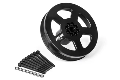 APR Supercharger Crank Pulley 3.0 TFSI 57.75mm Black For Audi Q5 / Q7 / S4 / S5 - Image 1 of 4