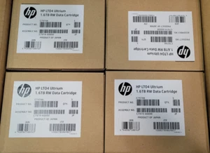 Opakowanie 20 (4x5) NOWYCH ORYGINALNYCH WKŁADÓW DO DANYCH HP LTO-4 Ultrium RW C7974A 1,6 TB - Zdjęcie 1 z 6