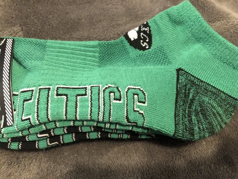 boston celtics socks low top size 6-12 Cover