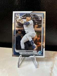 2024 Bowman Chrome Everson Pereira Rookie New York Yankees #72 - Picture 1 of 2
