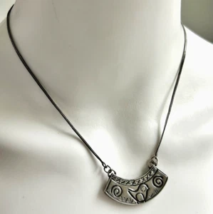 VTG Shablool Didae Israel Handmade Sterling Silver Petroglyph Bird Necklace - Picture 1 of 8