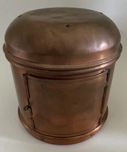 VTG WM Welch MFG Co. Chicago IL Model 2 Boat Compass Copper Case U.S. Maritime - Picture 1 of 12