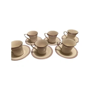 VTG NORITAKE BREATHLESS Fine China CUP and SAUCER. Lot Of 6. - Picture 1 of 4