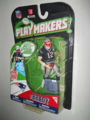 FIGURA DE ACCIÓN PATRIOTS QB de Tom Brady (4") (2010) NFL McFARLANE PLAYMAKERS Foto 1 de 4