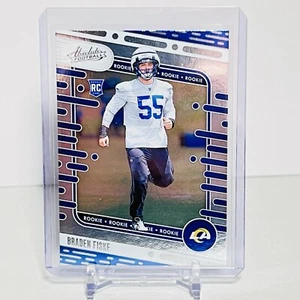 BRADEN FISKE RC 2024 Panini Absolute #139 ROOKIE NFL Rams - Picture 1 of 3