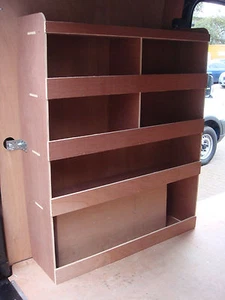 Fiat Ducato Van Shelving Racking MWB L2 Plywood System Tool Storage Unit NS - Picture 1 of 11