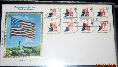 VTG COLORANO FD COVER: "AMIERICANA BOOKLET PANE - 15c Flag," Cancel 06-30-1978 - Image 1 of 3