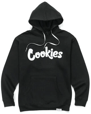 Sudadera con capucha negra/blanca con logotipo original CKS Berner Cookies Clothing auténtica nueva con etiquetas Foto 1 de 2