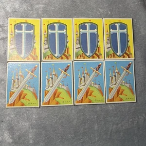 WALT DISNEY Whitman 1959 Sleeping Beauty Philip Board Game Sword & Shield Cards* - Picture 1 of 7