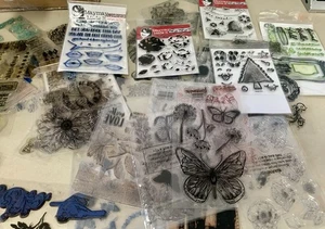 Stampin’ Up! Rubber Stamp HUGE Lot ALL NEW UNUSED - Picture 1 of 22
