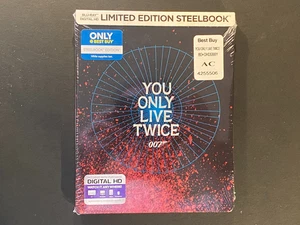 You Only Live Twice (Blu-ray, Steelbook, 1967, Sean Connery as James Bond) - Imagen 1 de 2