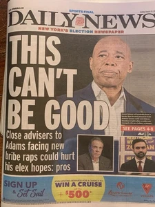 PERIÓDICO NEW YORK DAILY NEWS THIS CAN'T BE GOOD DOCENA SUCIA 24/08/25 - Imagen 1 de 2