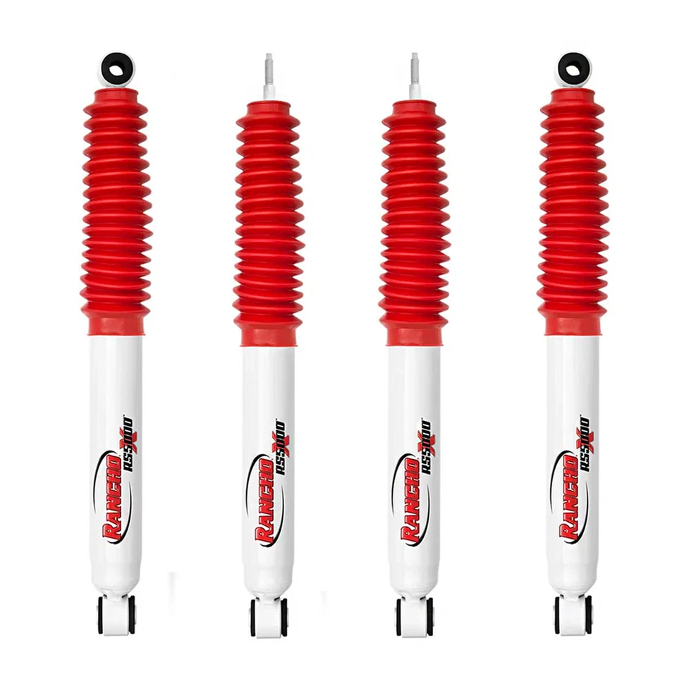 Rancho RS5000X Front & Rear Shocks Set for 86-95 Toyota 4Runner Pickup 1" Lift Foto 1 de 4