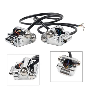 Moto CNC 1" 25mm Manillar Interruptor Carcasa Mando Harley Universal - Imagen 1 de 14