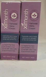 50 g de crème de traitement des jambes de la vascularite varices 1,76 oz paquet de 2 Exp2027 - Photo 1/3