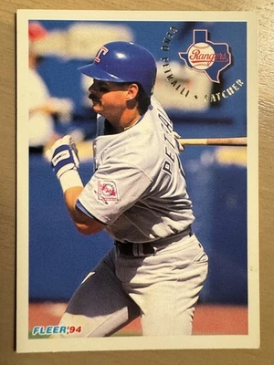 1994 FLEER GENO PETRALLI TEXAS RANGERS CATCHER #317 - Image 1 of 2