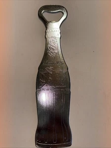 VTG Coke Bottle Shaped 1996 Atlanta Olympics Bottle Opener-Torch Relay PREOWNED - Picture 1 of 5