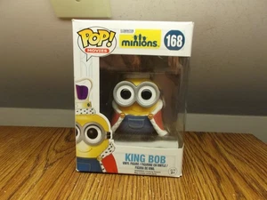 NEW FUNKO POP MOVIES ILLUMINATION THE MINIONS 168 KING BOB VINYL FIGURE - Picture 1 of 1