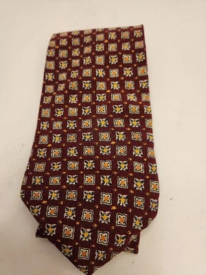 Corbata Chaps Ralph Lauren / Geométrica Negra / 100% Seda / L-58 pulgadas y W-3,5 pulgadas Foto 1 de 3