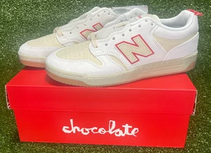 Größe 11 - New Balance Numeric 480 x Chocolate Skateboards Sea Salt Red NM480SWT - Bild 1 von 15