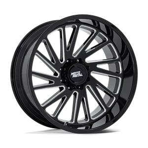 Moto Metal MO811 COMBAT 20x10 8x170 -18mm Gloss Black/Milled MO811BE20108718N - Picture 1 of 1