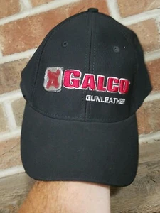 Galco Gun Leather Embroidered Advertising Hat Cap Metal Logo LA Police Gear New - Picture 1 of 6