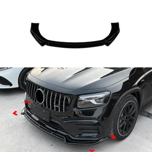 ABS Front Bumper Spoiler Splitter Lip Black For Mercedes-Benz GLB 35 24-25 - Picture 1 of 9