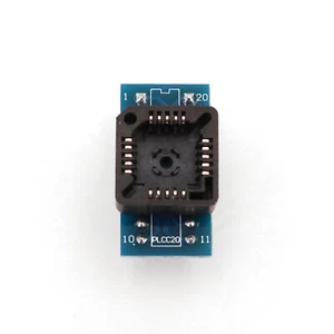 PLCC20 a DIP20 Pitch 1.27mm Simple Programador Adaptador IC Socket de prueba - Imagen 1 de 4